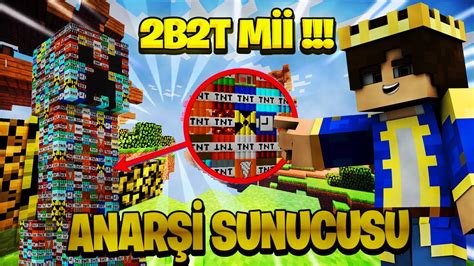 2B2T BENZERİ ANARŞİ ElmasOyuncu Minecraft Sunucu Tanıtımı YouTube