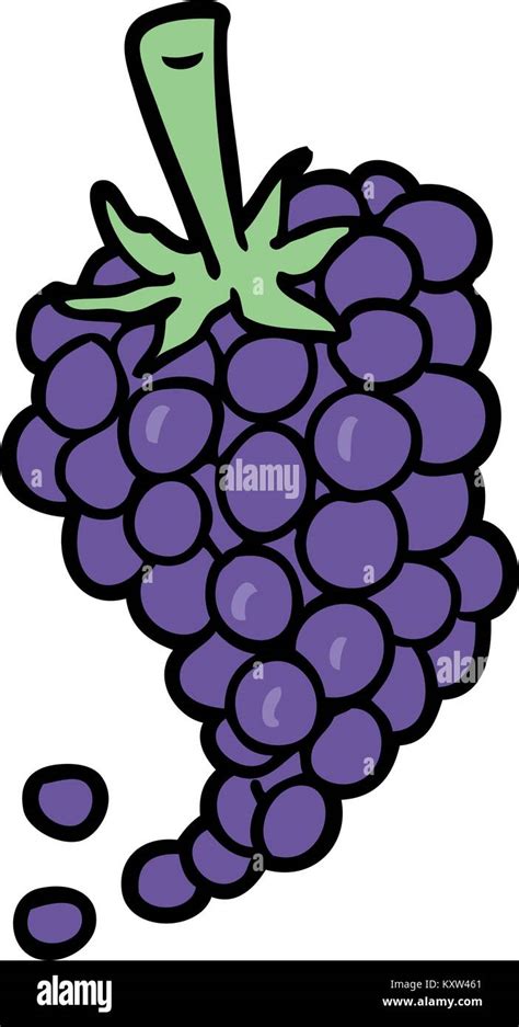 Cartoon Bunch Of Grapes Stock Vector Image And Art Alamy