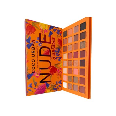 Paleta de sombras Nude Fantasía de Coco Urban 32 tonos CBC Belleza Center