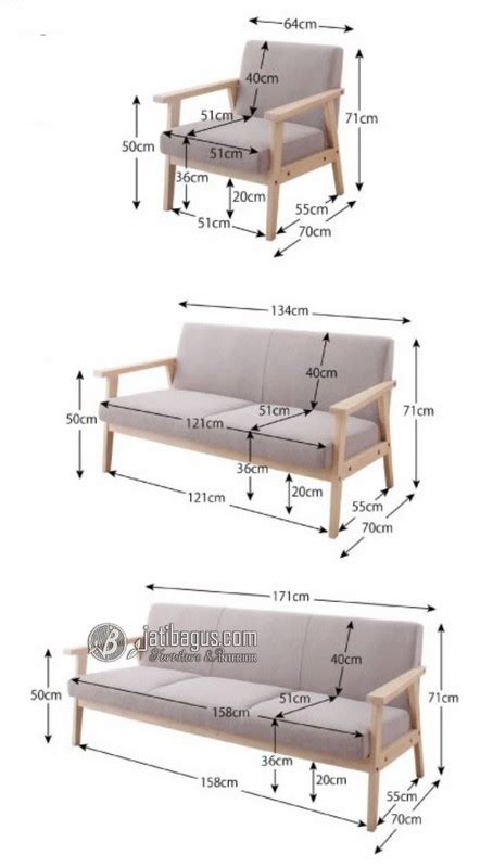 Ukuran Set Kursi Tamu Minimalis Custom Formasi Sofa Design Furniture