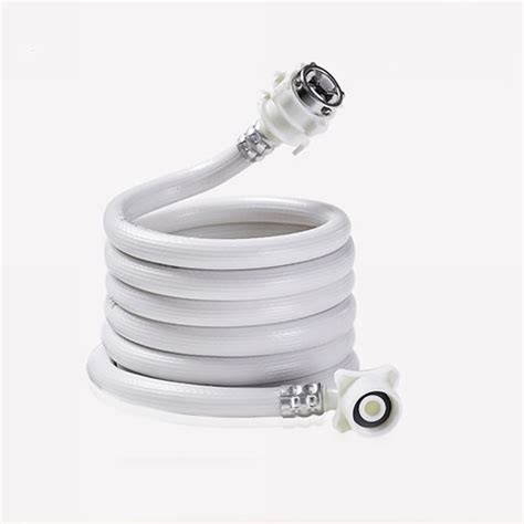 Pvc Washing Machine Water Inlet Pipe With Steel Connector Extension Tube Washing Machine Hoses