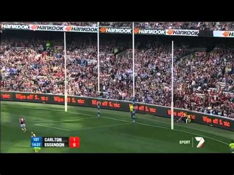 Round Afl Essendon V Carlton Match Summary Youtube