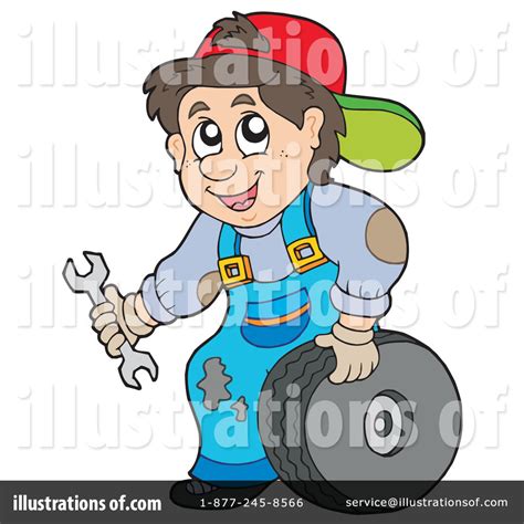 Mechanic Clipart #213048 - Illustration by visekart