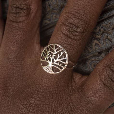 Silver Tree Of Life Ring Royal Mile Silver