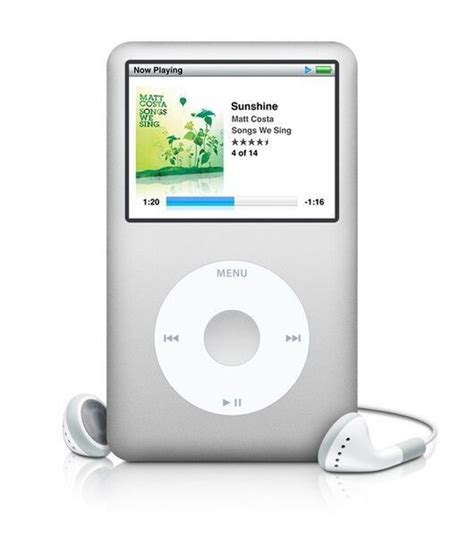 Apple IPod Classic 6th Gen 160GB WiFi A1238 Silver Fair Condition