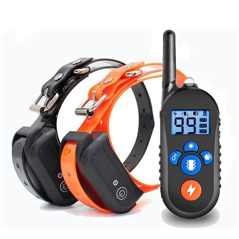 Waterproof&rechargeable dog training collar for 2 dogs : Dog Training ...
