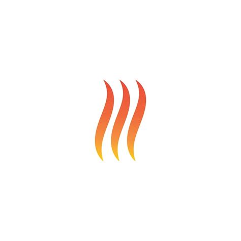 Logotipo De Llama Del Fuego Vector Premium