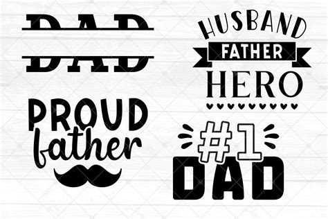 Free Fathers Day Svg Templates