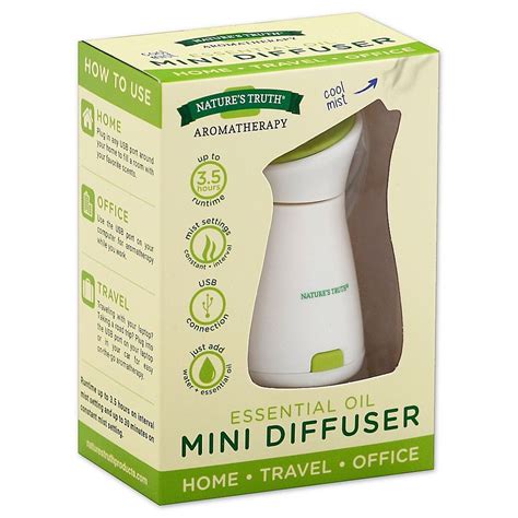 Nature S Truth Aromatherapy Essential Oil Mini Diffuser Aromatherapy