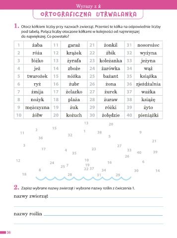 Page 38 Elementarz odkrywców Potyczki ortograficzne klasa 3