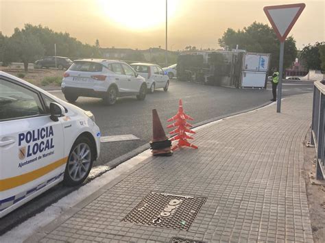 Un Accidente De Un Camión Provoca Retenciones Y Desvíos En La Salida De