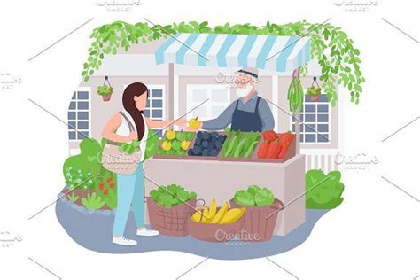Vegetable Market Bannere Marken