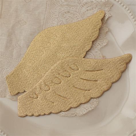 Gold Embossed Angel Wings Angel Wings Doll Supplies Craft