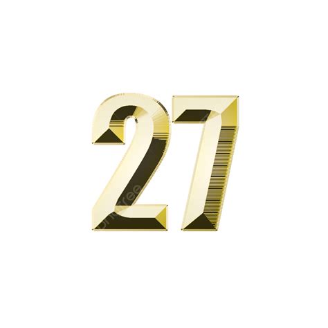 Effect Numbers 3d Images Hd Number Twenty Seven 3d Gold Text Effect