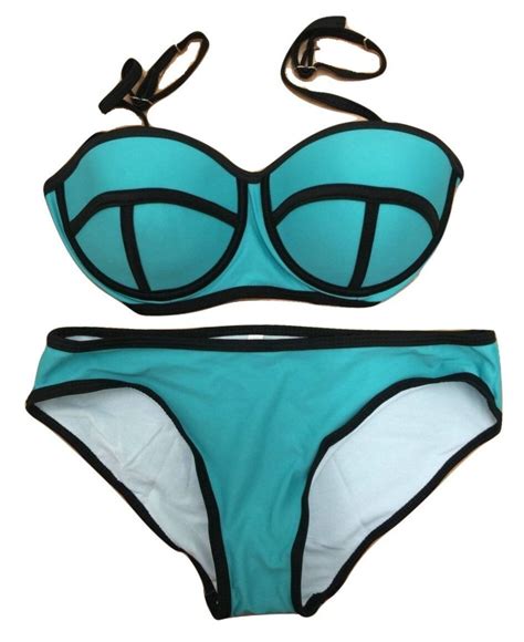 Sexy Women Triangle Bikini Set Bandage Push Up Padded Swimwear Swimsuit