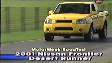 2001 Nissan Frontier S C Desert Runner MotorWeek Retro YouTube