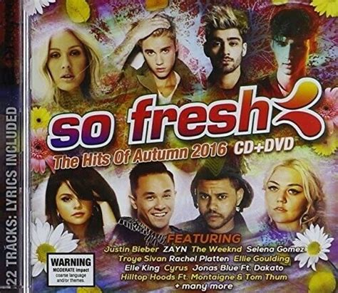 VARIOUS ARTISTS SO FRESH THE HITS OF AUTUMN 2016 NEW CD 889853092024