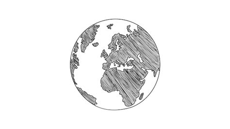 R Sum Globe Terre Monde Carte Illustration Vectorielle Vecteur Premium