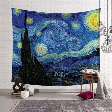 Starry Night Tapestry The Other Aesthetic