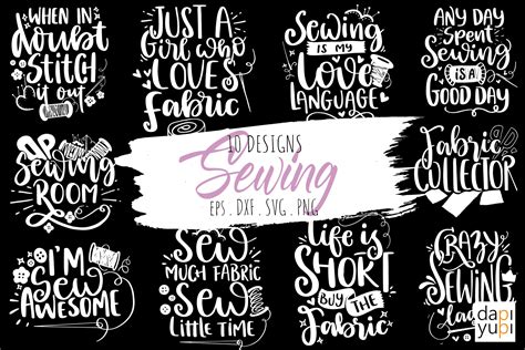 Sewing And Crafters Bundle Svg Cut File By Dapiyupi Thehungryjpeg