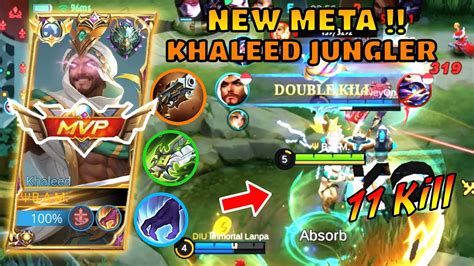 New Meta User Khaleed Harus Tau Khaleed Jungler Khaleed Best Build