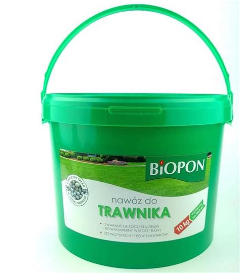 Biopon Naw Z Granulowany Do Trawnika Kg Wiadro Biopon Do Trawnika