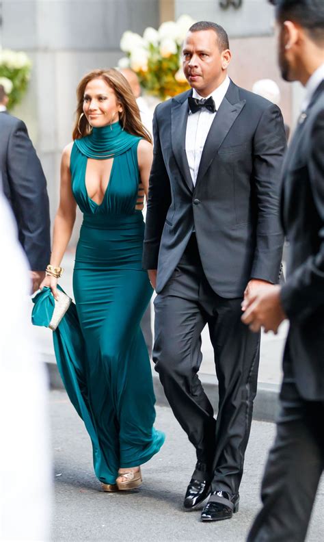 Jennifer Lopez and Alex Rodriguez - Heading Into Friends Wedding in NYC ...