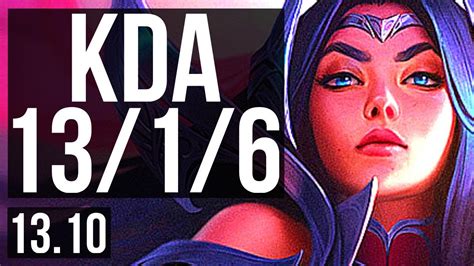 Irelia Vs Neeko Mid 13 1 6 1100 Games Legendary 1 0m Mastery Kr Grandmaster 13 10