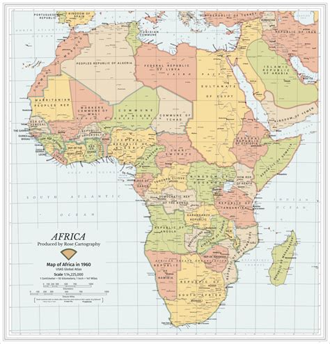 Map of Africa in 1960 : r/imaginarymaps