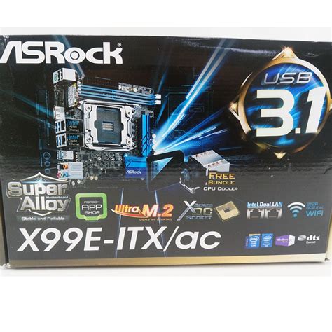 ASRock X99E ITX Ac LGA 2011 V3 Intel X99 Computers Tech Parts