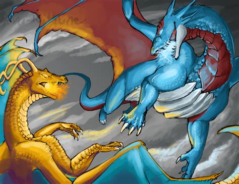 Dragonite Vs Salamence By Thecoffeedragon On Deviantart