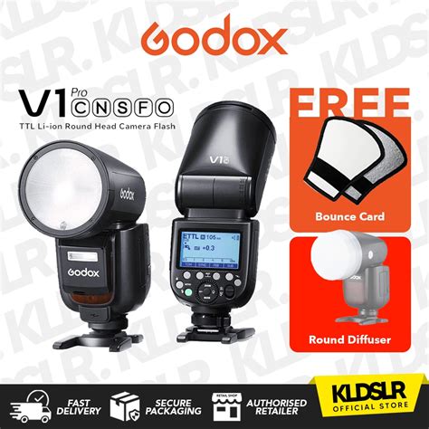 Godox V Pro V Pro Ttl Li Ion Round Head Camera Flash For Canon