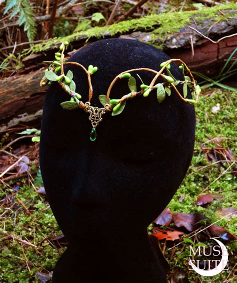 Elven Tiara Elf Crown Elvish Circlet Fairy Diadem Forest Woodland