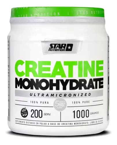 Creatina Star Nutrition Kg Monohidrato Micronizada Sabor Sin Sabor