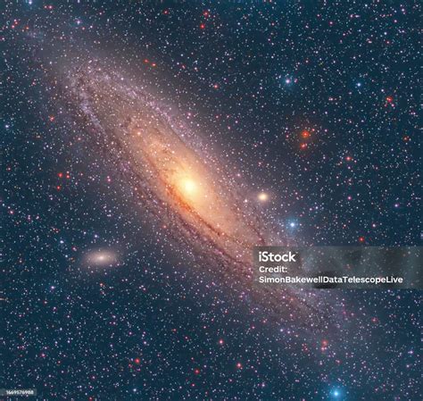 Andromeda Galaxy M31 Telescope Live Data And Process By Simon Bakewell