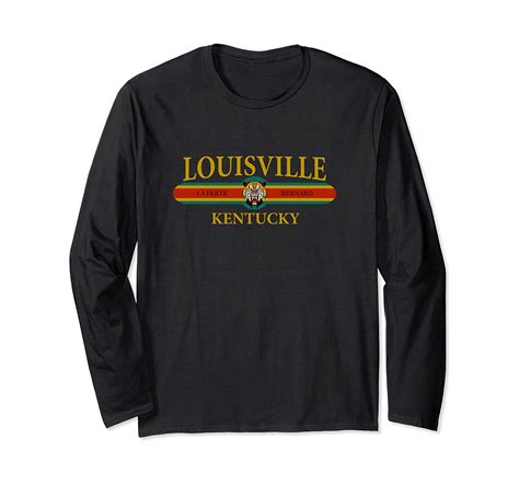 Louisville Kentucky Fashion Apparel Retro City Of Louisville Long