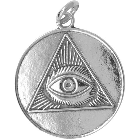 Amuleto Plata Ojo Que Todo Lo Ve Con Tetragramaton Cm Plata M Stica