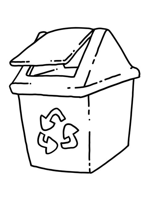 Recycling Bin Coloring Pages Lol Coloring Pages