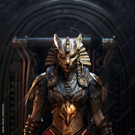 Futuristic Look Of Egyptian God Bastet Bastet Egyptian God