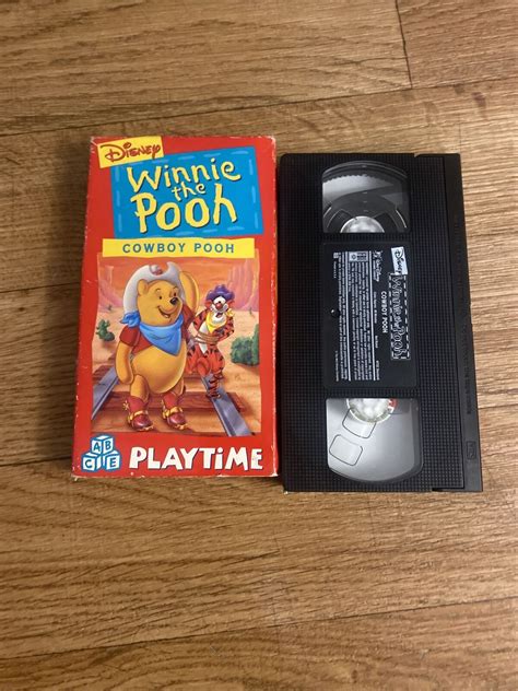 Vhs Winnie The Pooh Pooh Playtime Cowboy Grelly Usa