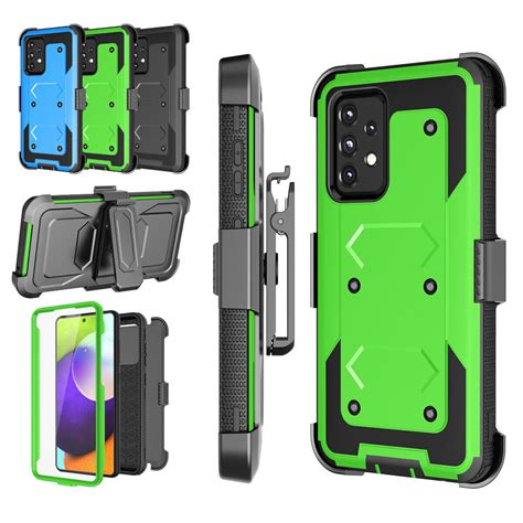 Tough Rugged Heavy Duty Shock Case Belt Clip Stand Cover For