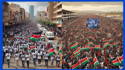 Thousands Of Gen Z S Storms Nairobi Singing Na Ruto Tunakuja