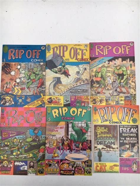 Rip Off Comix Lot Of 11 Issues Underground Comics Bill Griffith Freak Brothers Antique Price