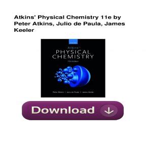 Atkins Physical Chemistry 11e