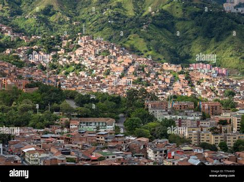 The Modern Transformed Medellin Colombia Stock Photo Alamy