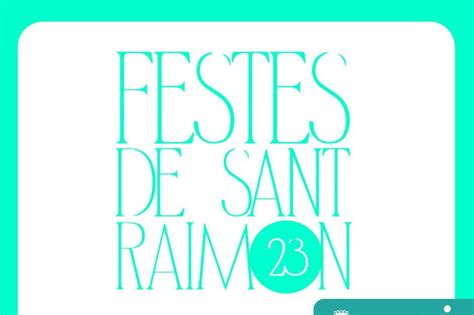 Les Festes De Sant Raimon Viuran El Seu Primer Cap De Setmana Amb