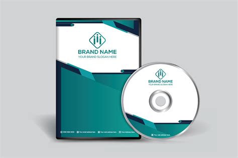 DVD cover design template mockup 45485330 Vector Art at Vecteezy