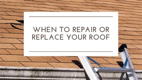 When To Replace Or Repair Your Roof In Awe Roofing