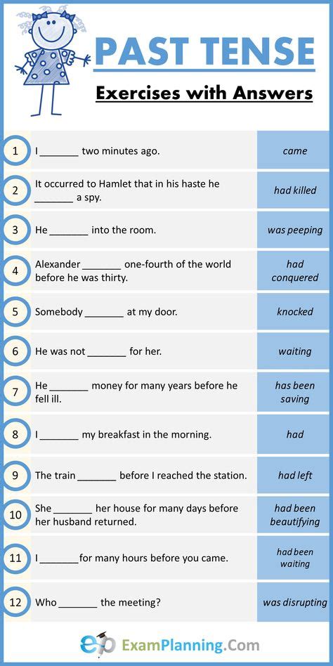 12 Tenses exercises ideas | tenses exercises, tenses, english grammar