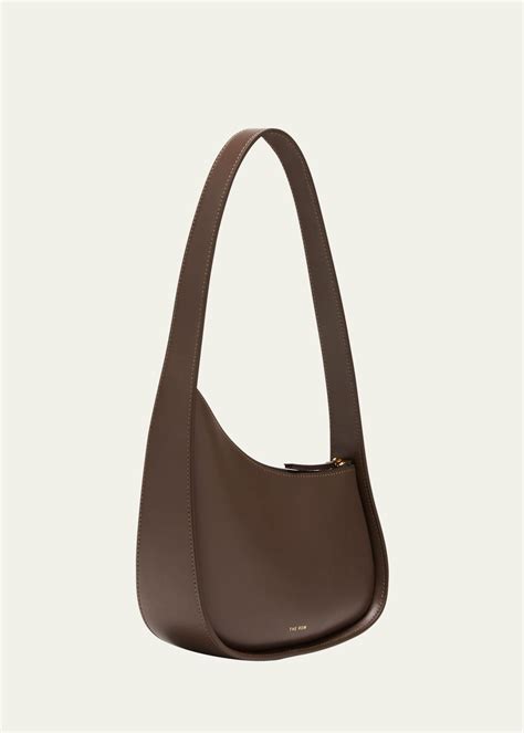 The Row Half Moon Shoulder Bag In Leather Bergdorf Goodman